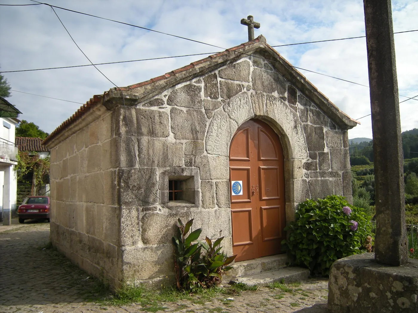 Capela de Nossa Senhora das Neves, em Labruja, fotografada no Caminho Português de Santiago